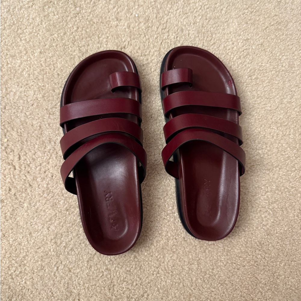 A. Emery Women's Burgundy Sandals